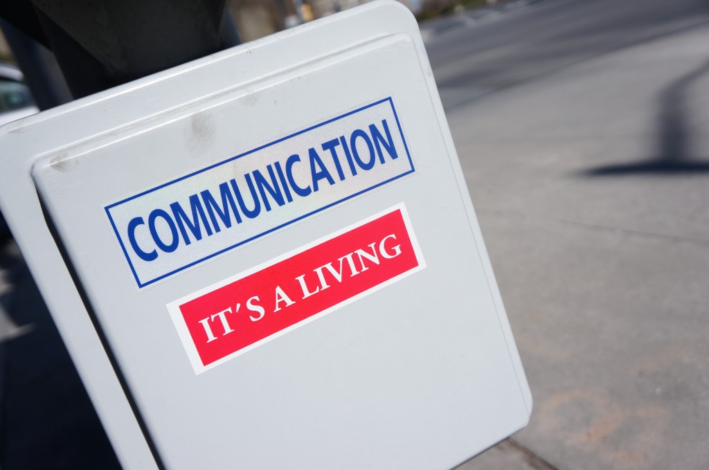 Communication, it's a living